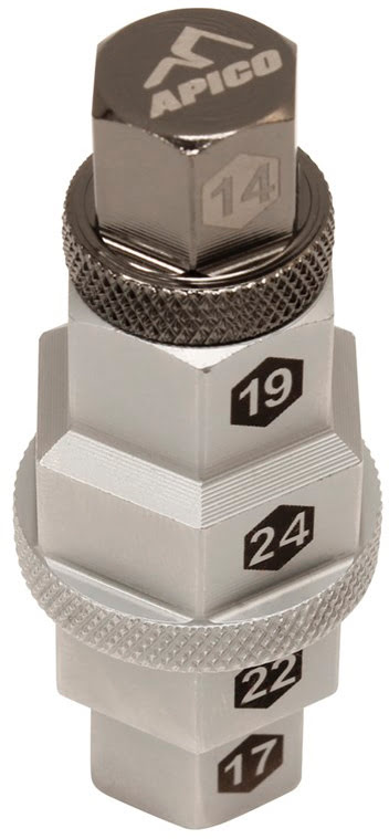 Chave do eixo interior 14,17,19,22,24mm