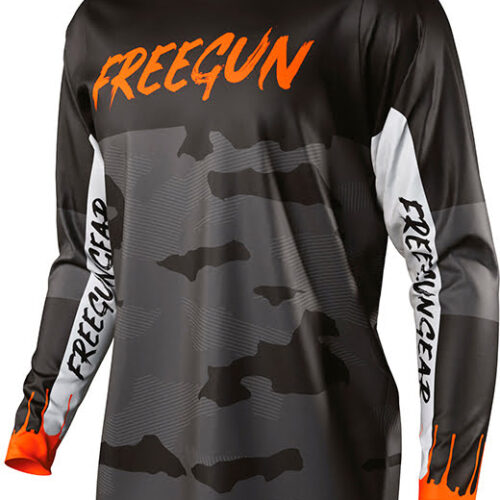 Camisola CAMO Camo / Laranja neon XL