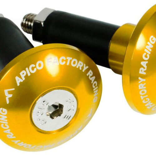 Topos de guiador 14mm dourados