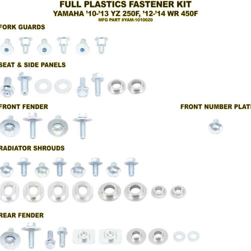Kit de parafusos para plasticos completo