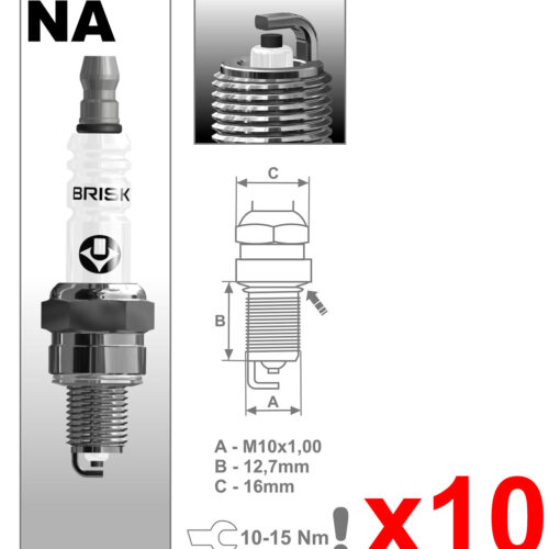 Vela SUPER NAR14YC (Caixa 10un)