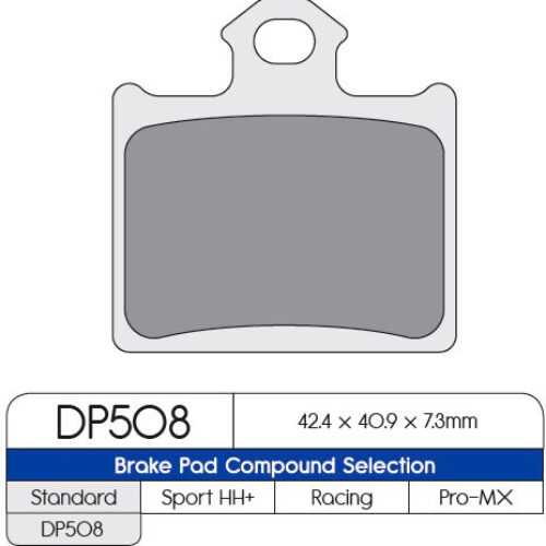 Pastilha de travão Sinterizada — DP-DP508
