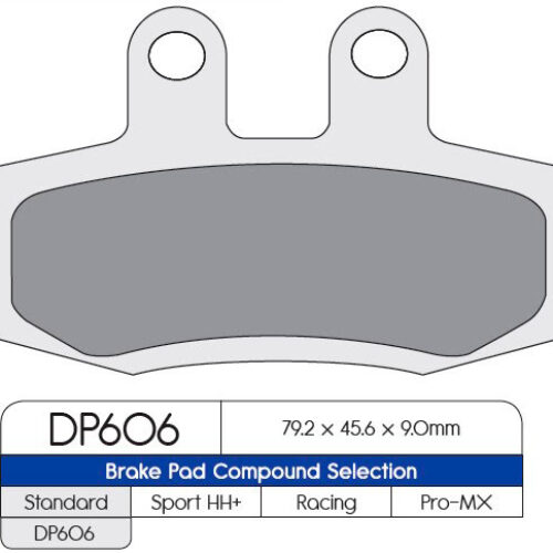 Pastilha de travão Sinterizada — DP-DP606
