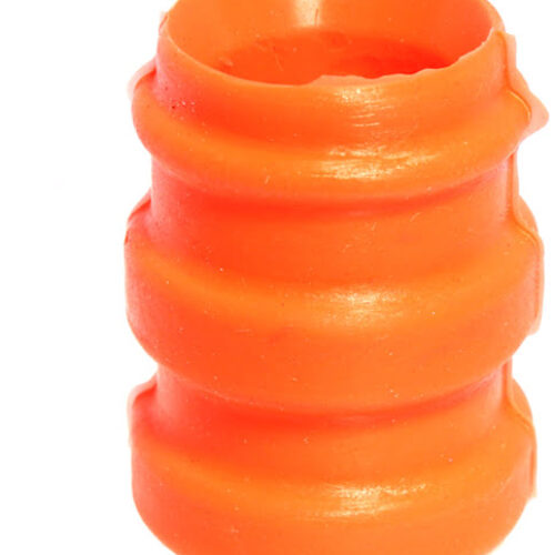 Borracha de escape Silicone ø21 / 23mm Laranja