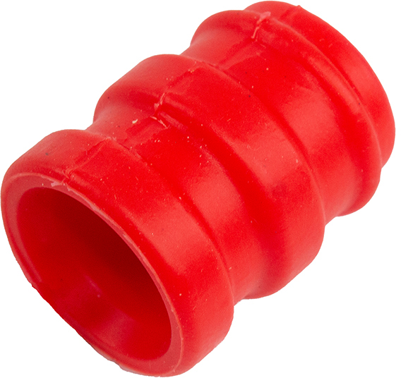 Borracha de escape Silicone ø21 / 23mm Vermelha