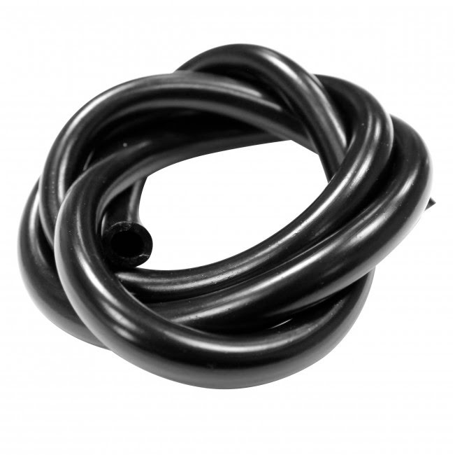 Tubo de gasolina 8x12mm Preto (1 metro)