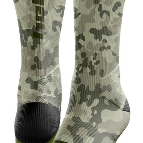 Meias de Compressão SOLID CAMO Caqui 34-37