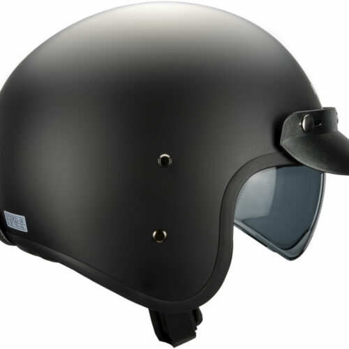 Capacete Jet RETRO Preto Mate M