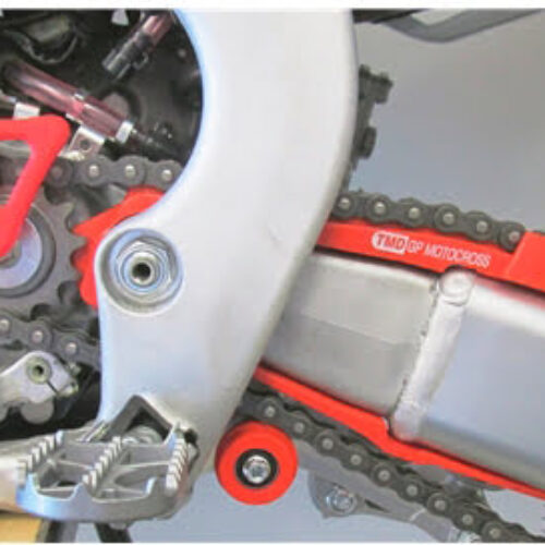 Proteção de Pinhão Integral Reinforced Vermelha — Honda CRF 450R