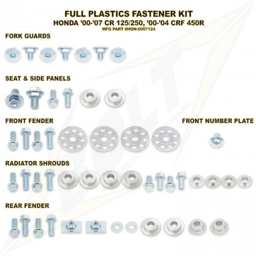 Kit de Parafusos para Plásticos BOLT — HON-0007124