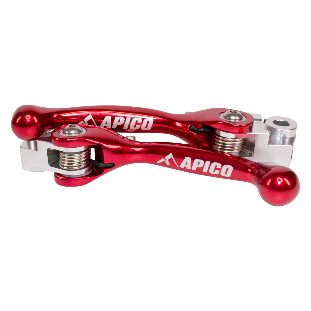 Manetes flexiveis (par) vermelhas — LEFLEXISETGAS3RD