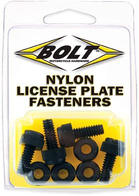 Parafusos e Porcas para Matricula em Nylon (4 / un)