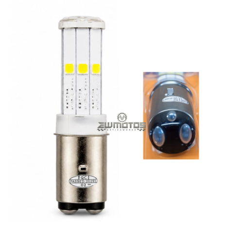 Lâmpada Led BA20D 12V 35/35W