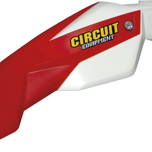 Guarda-Lamas Frente SuperMotard STEALTH Branco / Vermelho