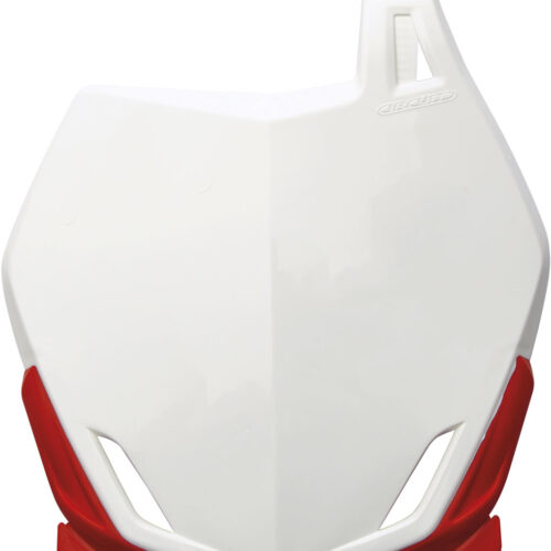 Porta-Numero Frontal FUTURE Branco / Vermelho
