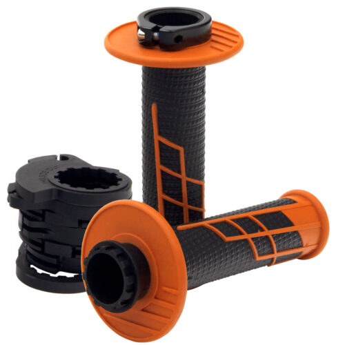 Punhos Clamp-On 1 / 2 Waffle Neon Laranja / Preto