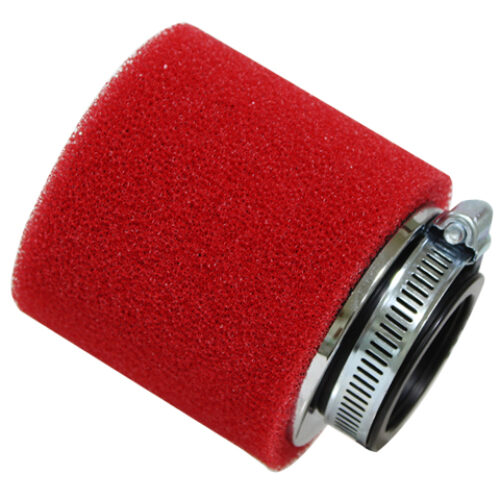 Filtro de ar universal 42mm Vermelho