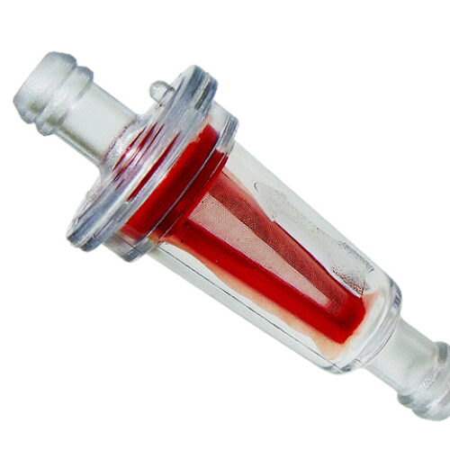 Filtro de gasolina 6mm Vermelho