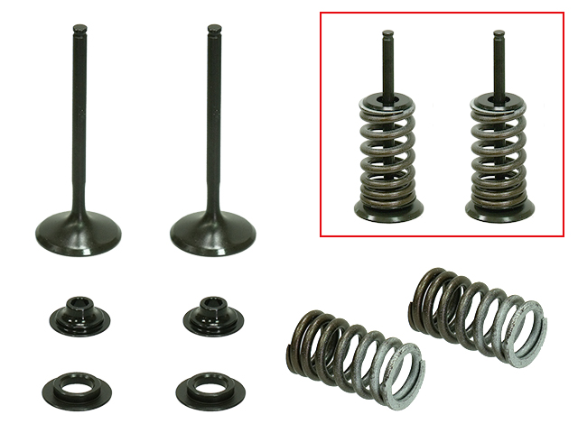 Kit de valvulas de escape completo — Honda CRF 450R
