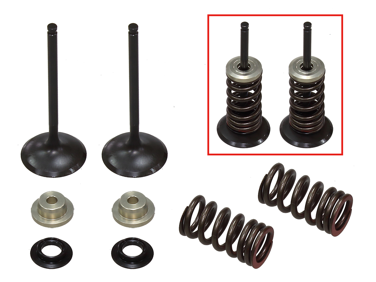 Kit de valvulas de admissão completo — Suzuki RM-Z 250