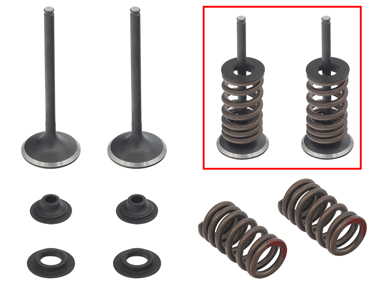 Kit de válvulas de escape completo
