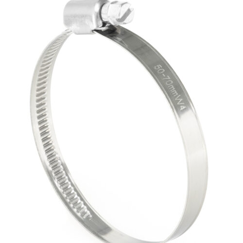 Abraçadeiras Inox A2 9mm p / Tubos 50-70mm (5un)