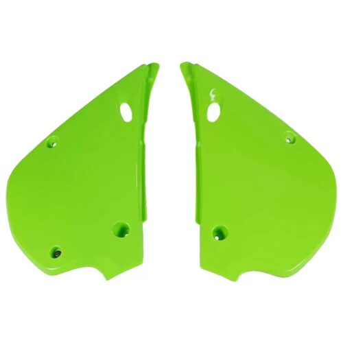 Tampas de Banco Verdes — Kawasaki KX 80