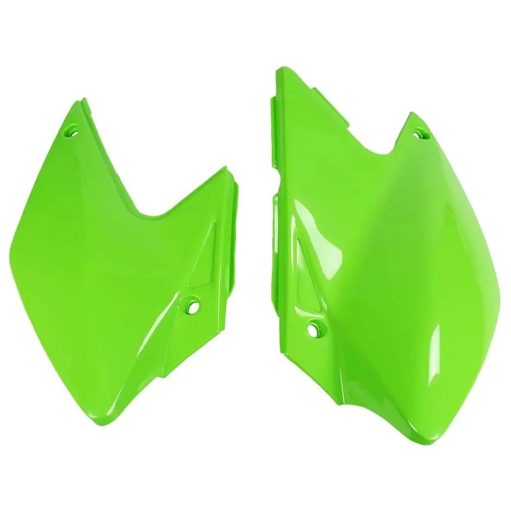 Tampas de Banco Verdes — Kawasaki KLX 450