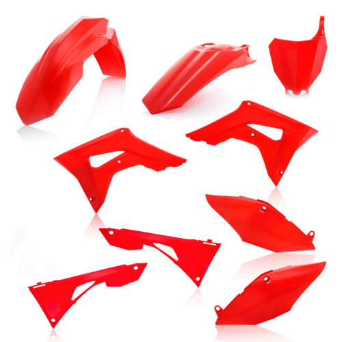 Kit de Plásticos 6pcs C / Tampas Caixa Vermelho