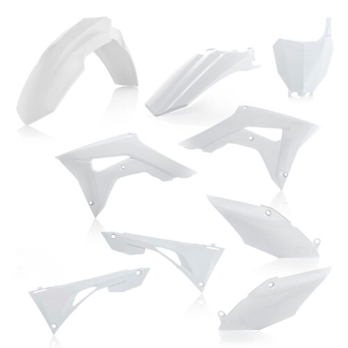 Kit de Plásticos 6pcs C / Tampas Caixa Branco