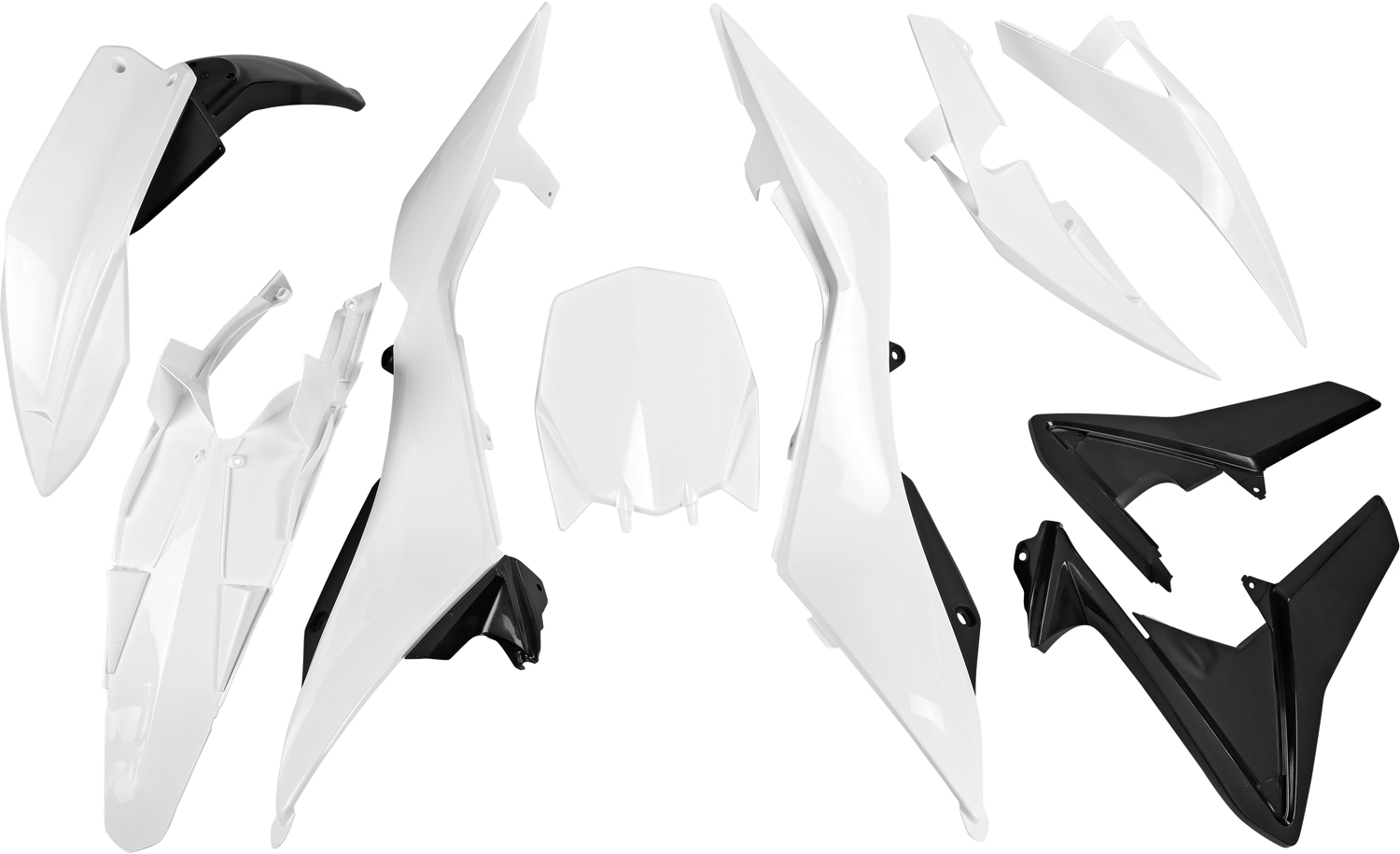 Kit de Plásticos 6pcs Branco — RPKITHUS013WH0