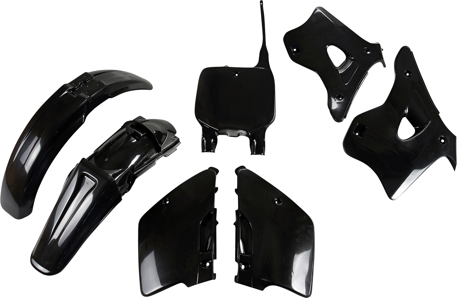 Kit de Plásticos 5pcs Preto — RPKITKAW007BK0