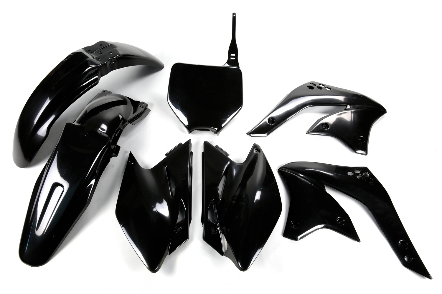 Kit de Plásticos 5pcs Preto — Kawasaki KX 450F