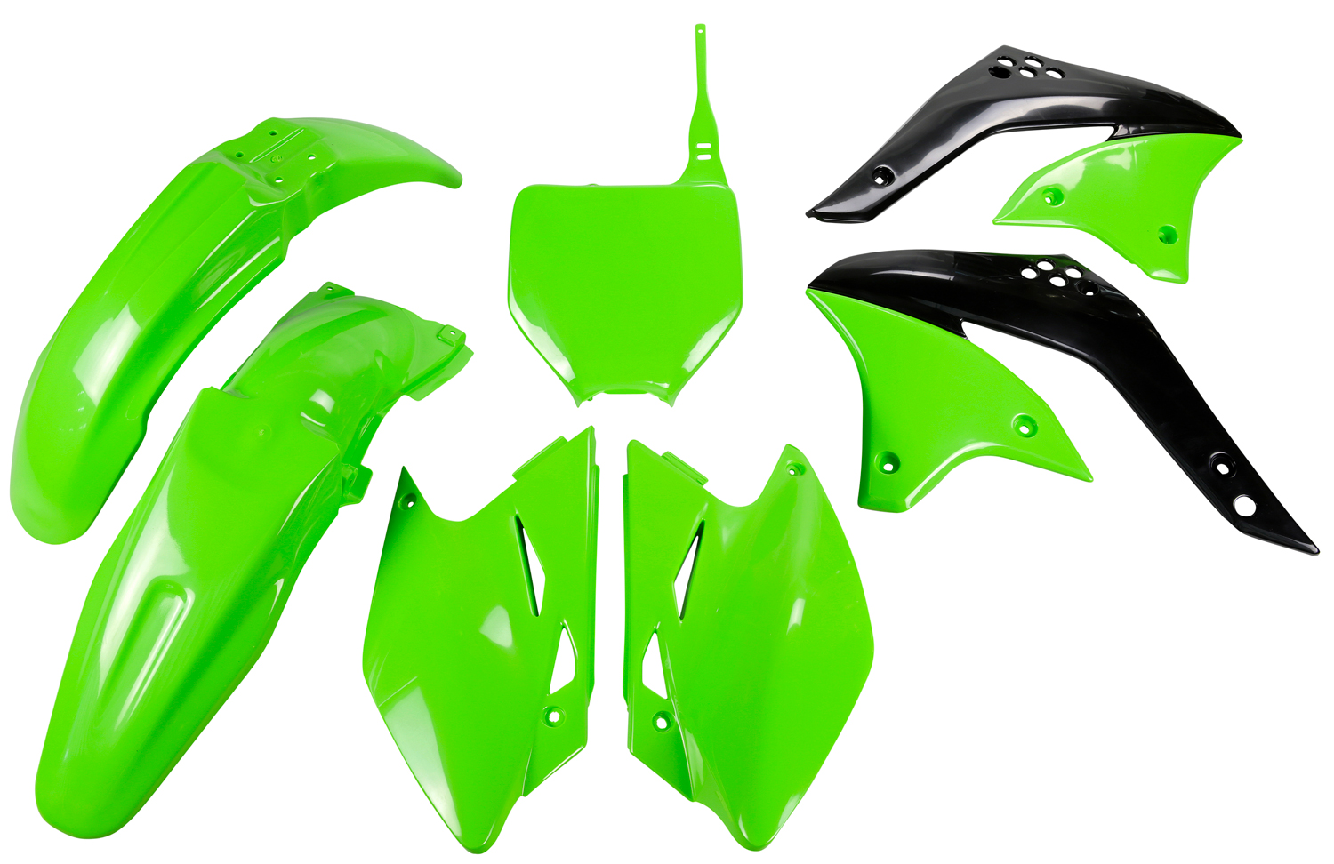 Kit de Plásticos 5pcs Verde — Kawasaki KX 450F