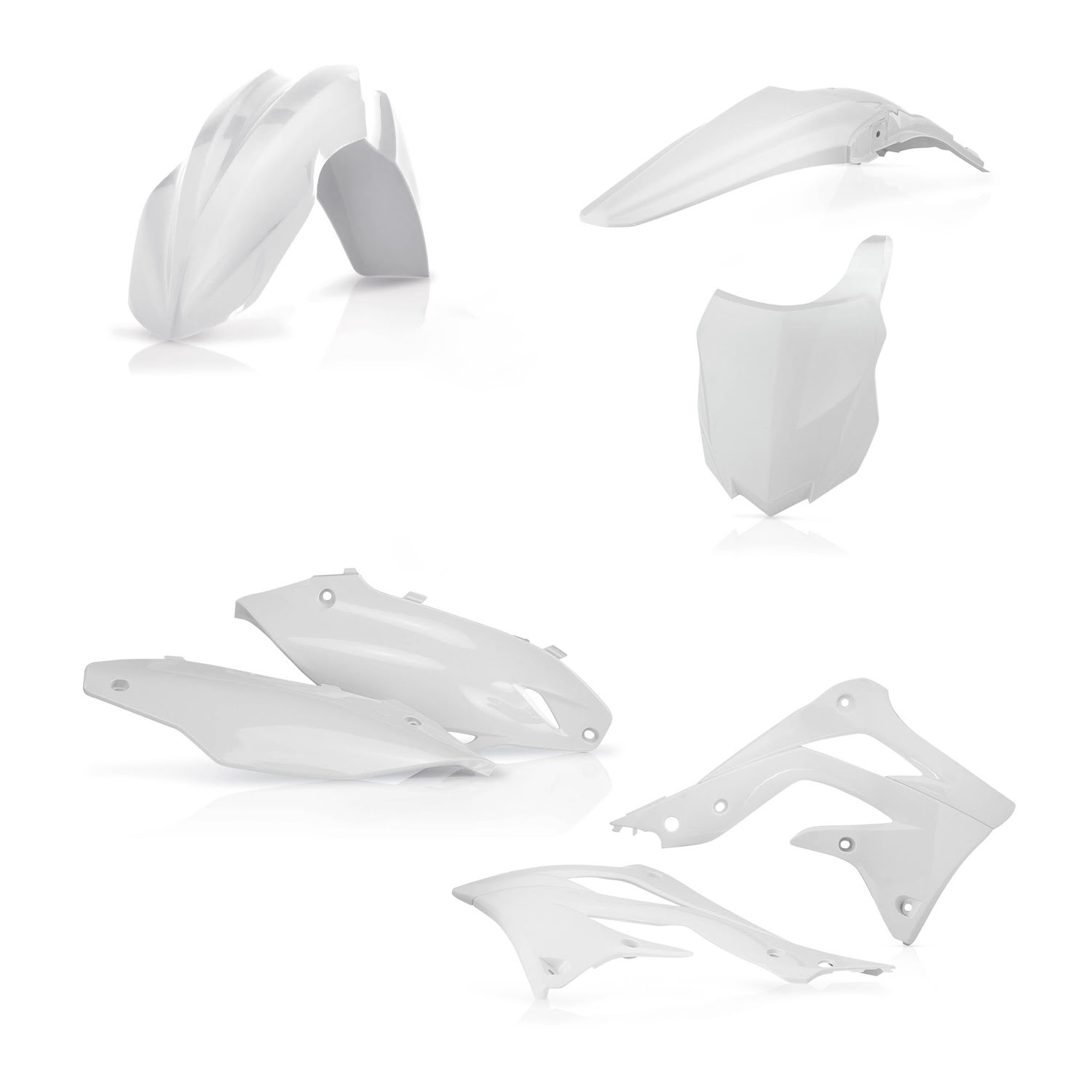 Kit de Plásticos 5pcs Branco — RPKITKAW034WH3