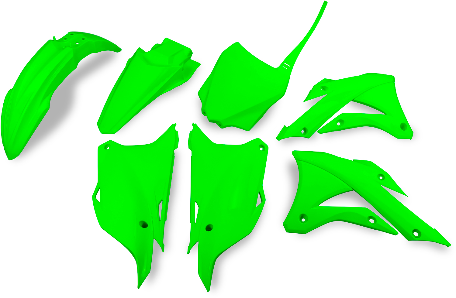 Kit de Plásticos 5pcs Verde Neon — RPKITKAW036GF0