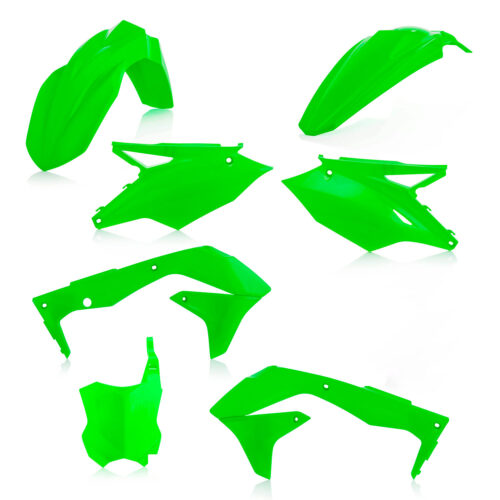 Kit de Plásticos 5pcs Verde Neon — Kawasaki KX 450F