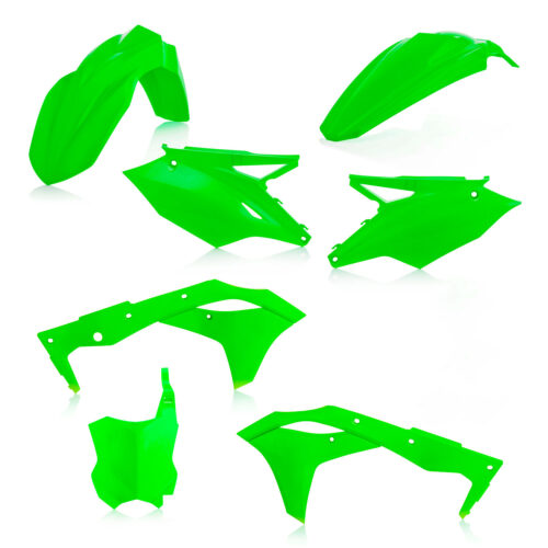 Kit de Plásticos 5pcs Verde Neon — Kawasaki KX 250F
