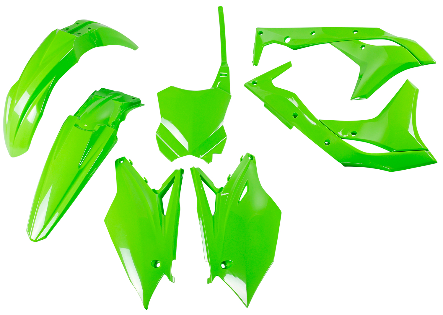 Kit de Plásticos 5pcs Verde — RPKITKAW039GR0