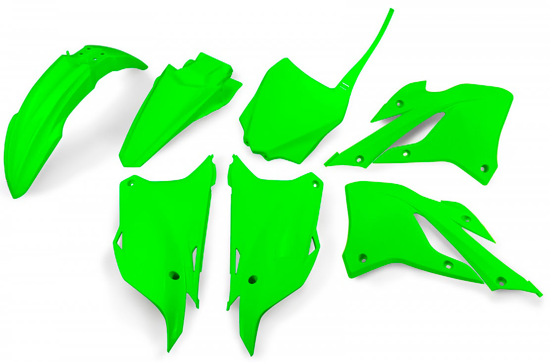 Kit de Plásticos 5pcs Verde Neon — RPKITKAW043GF0