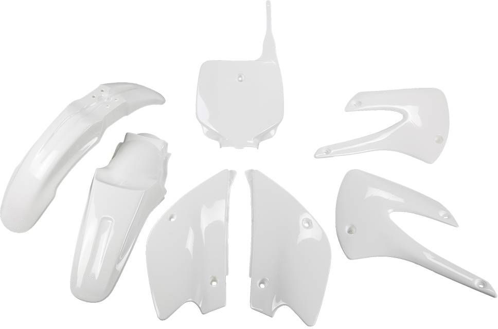 Kit de Plásticos 5pcs (RESTYLING) Branco — Kawasaki KX 85