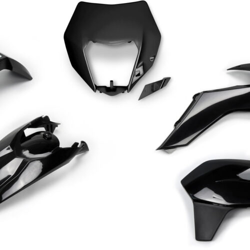 Kit de Plásticos 4pcs (c / Porta Farol) Preto — RPKITKTM024BK0