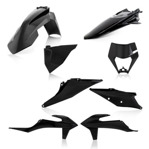 Kit de Plásticos 5pcs (c / Porta Farol) Preto — RPKITKTM027BK0