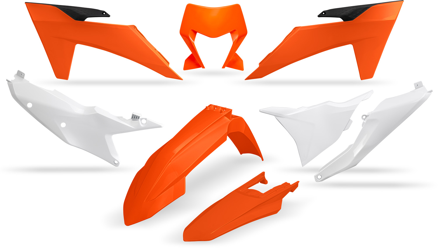 Kit de Plásticos (c / Porta Farol) OEM — RPKITKTM031OE0
