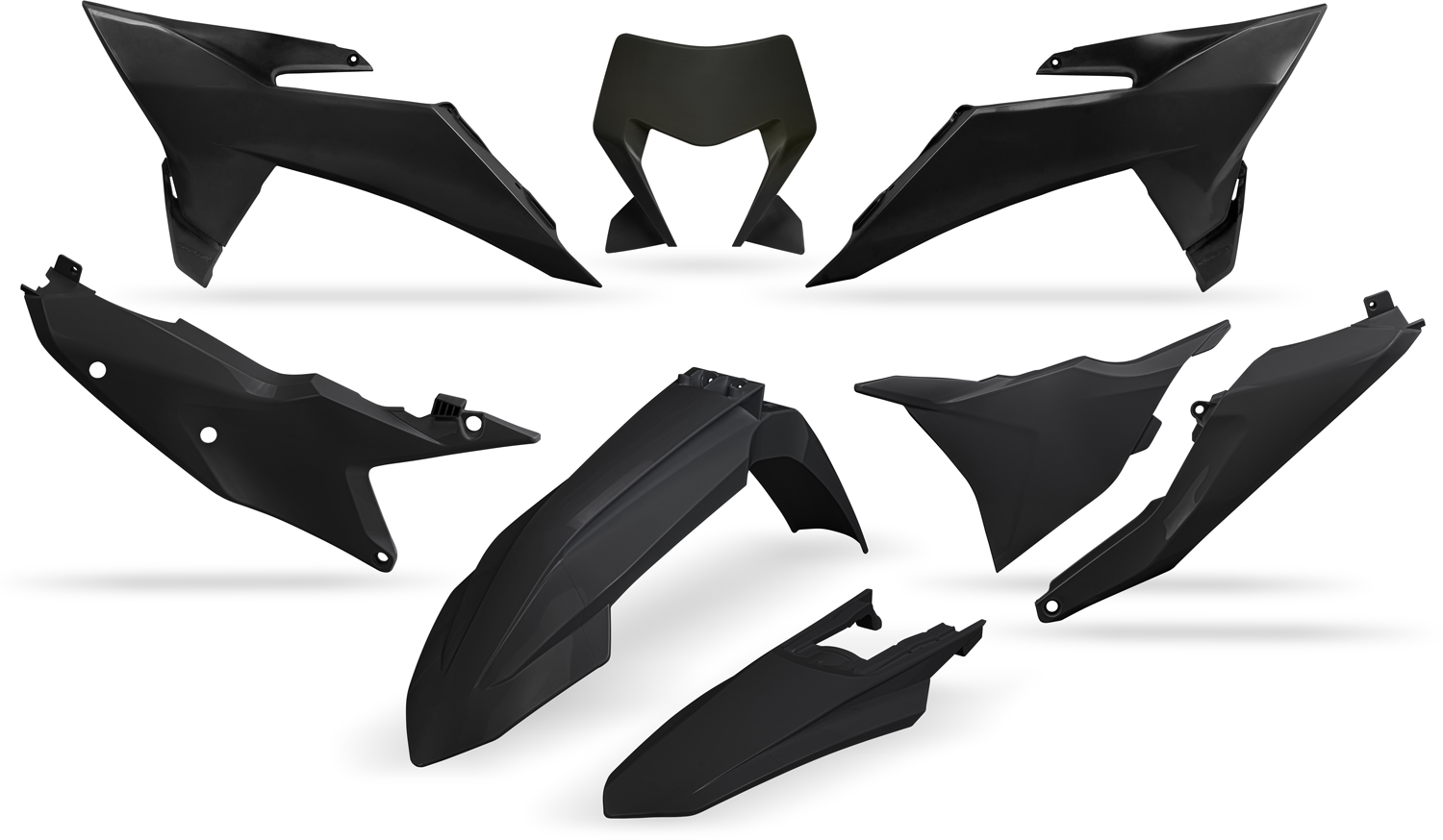Kit de Plásticos Preto — RPKITKTM035BK0