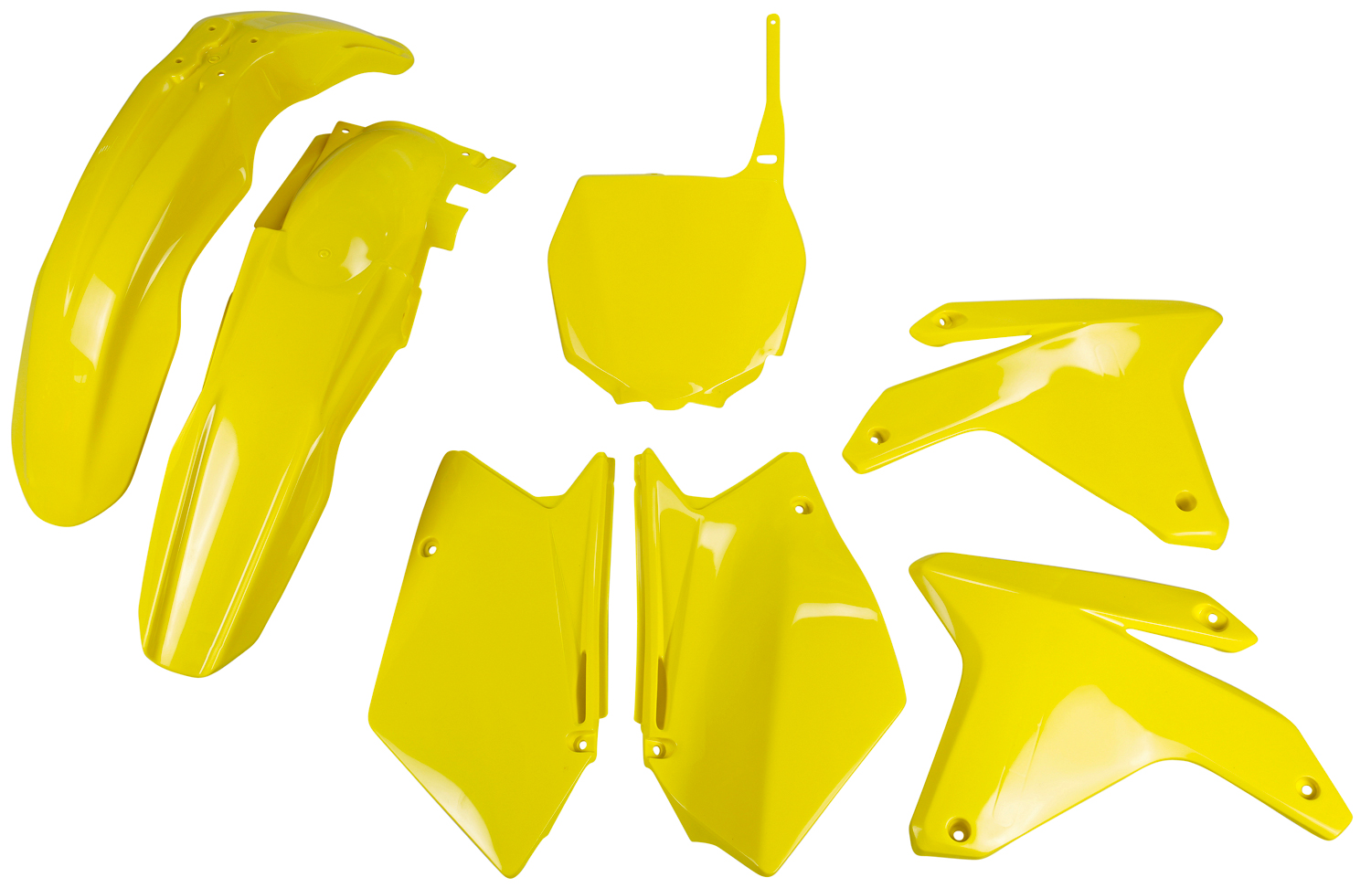 Kit de Plásticos 5pcs Amarelo — Suzuki RM-Z 450