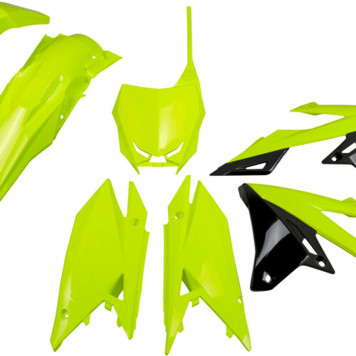 Kit de Plásticos 5pcs Amarelo Neon
