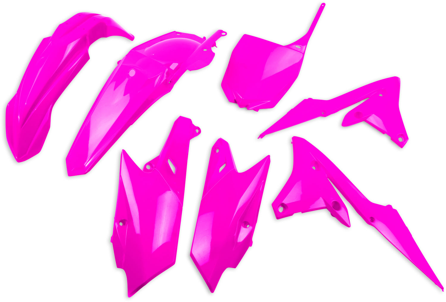 Kit de Plásticos 5pcs Rosa Neon — RPKITYAM030PF0