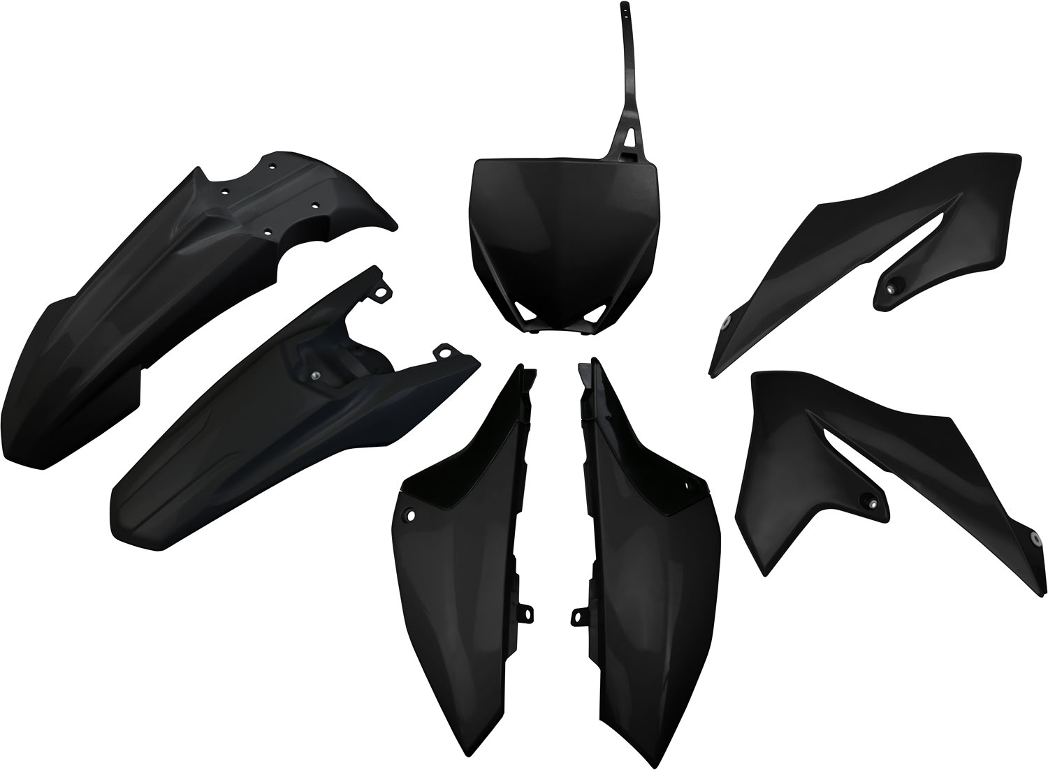 Kit de Plásticos 5pcs Preto — Yamaha YZ 65