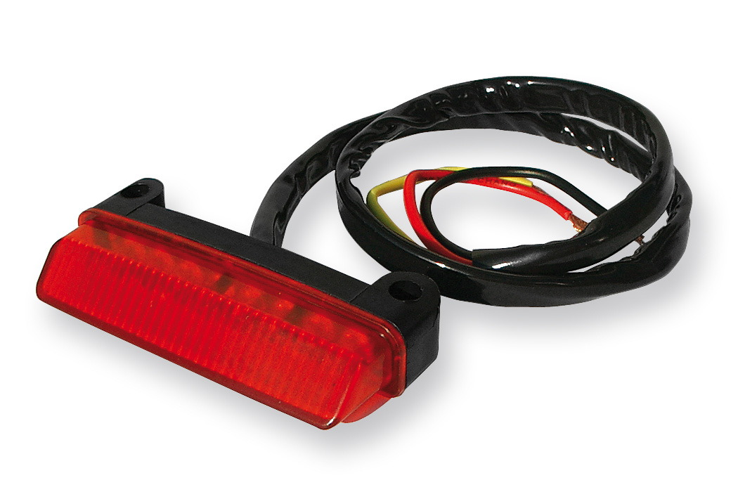 Farolim LED Vidro Vermelho